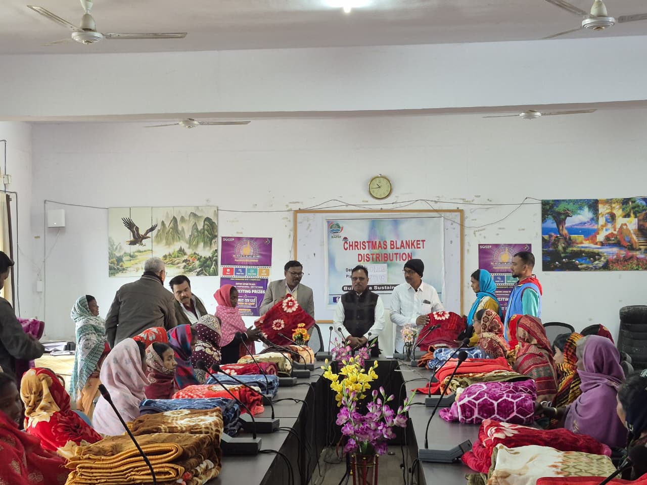 Christmas Blanket Distribution